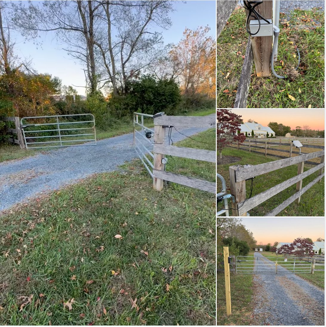 After — Exterior — Property Gate Opener in Shamong, NJ — GSD Home Improvement South Jersey