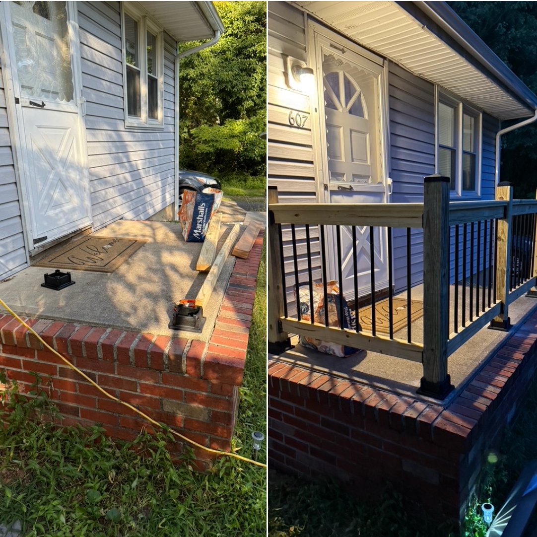 After — Exterior — Porch Rails in Delran, NJ — GSD Home Improvement South Jersey