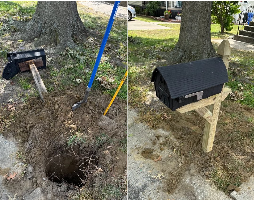 After — Exterior — New Mailbox in Mt. Laurel, NJ — GSD Home Improvement South Jersey