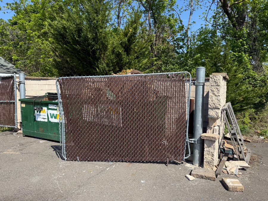After — Exterior — Broken Dumpster Gate — GSD Home Improvement South Jersey