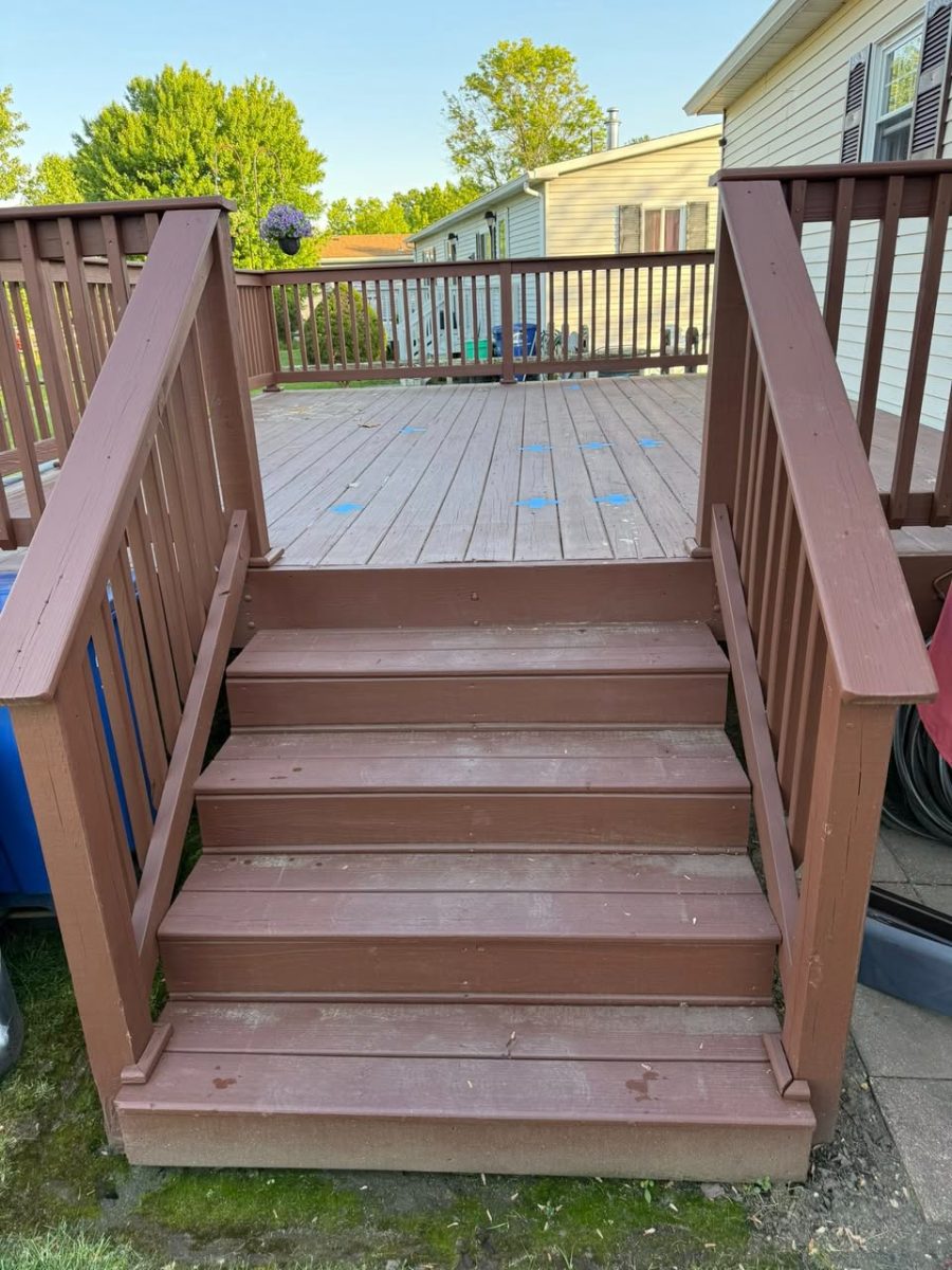 Before — Exterior — Deck Resurfacing & Composite Deck Upgrade in Mt. Laurel, NJ — GSD Home Improvement South Jersey