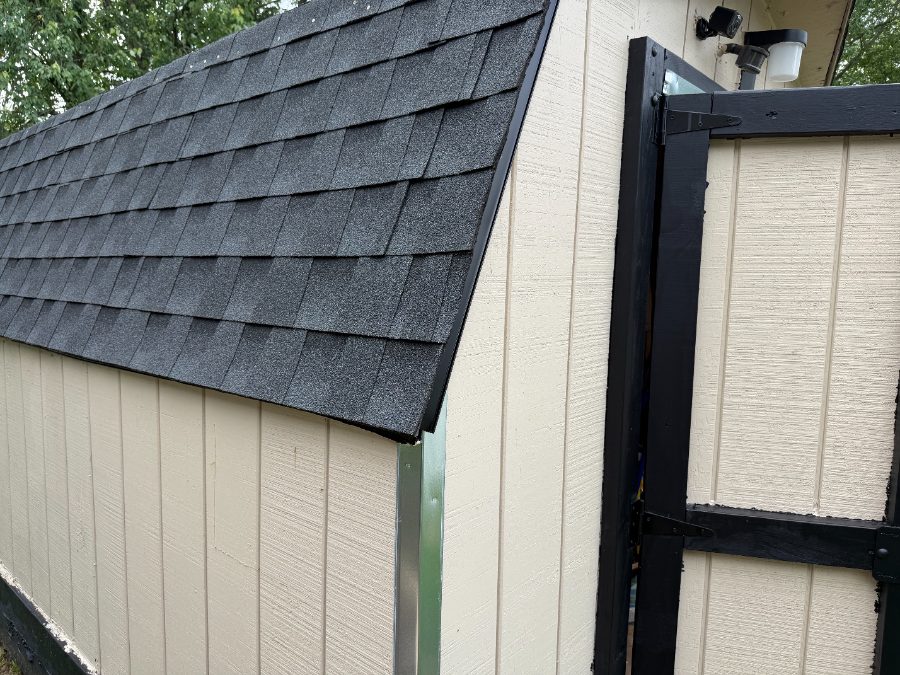 Before — Exterior — Shed / Attic / Garage Ventilation Fan Installation (Shutter Exhaust Fan Upgrade) — GSD Home Improvement South Jersey