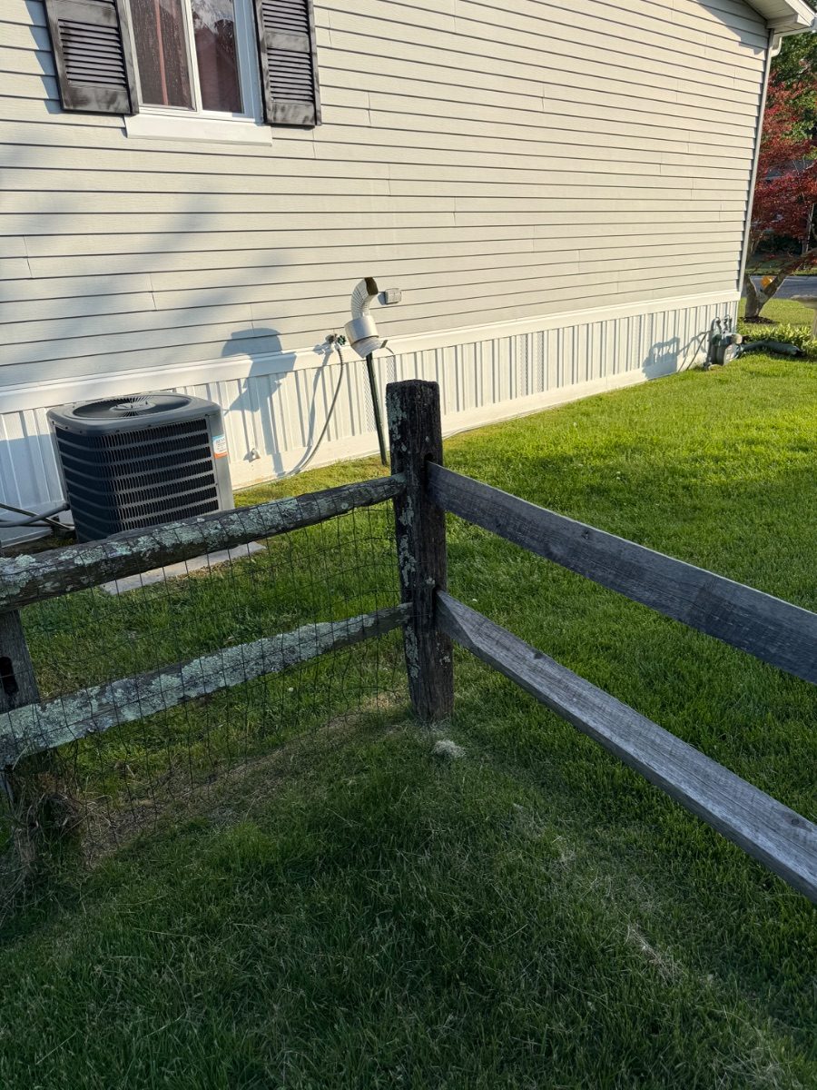 Before — Exterior — Fence Post & Rail Repair – Before & After Restoration, Mt. Laurel, NJ — GSD Home Improvement South Jersey