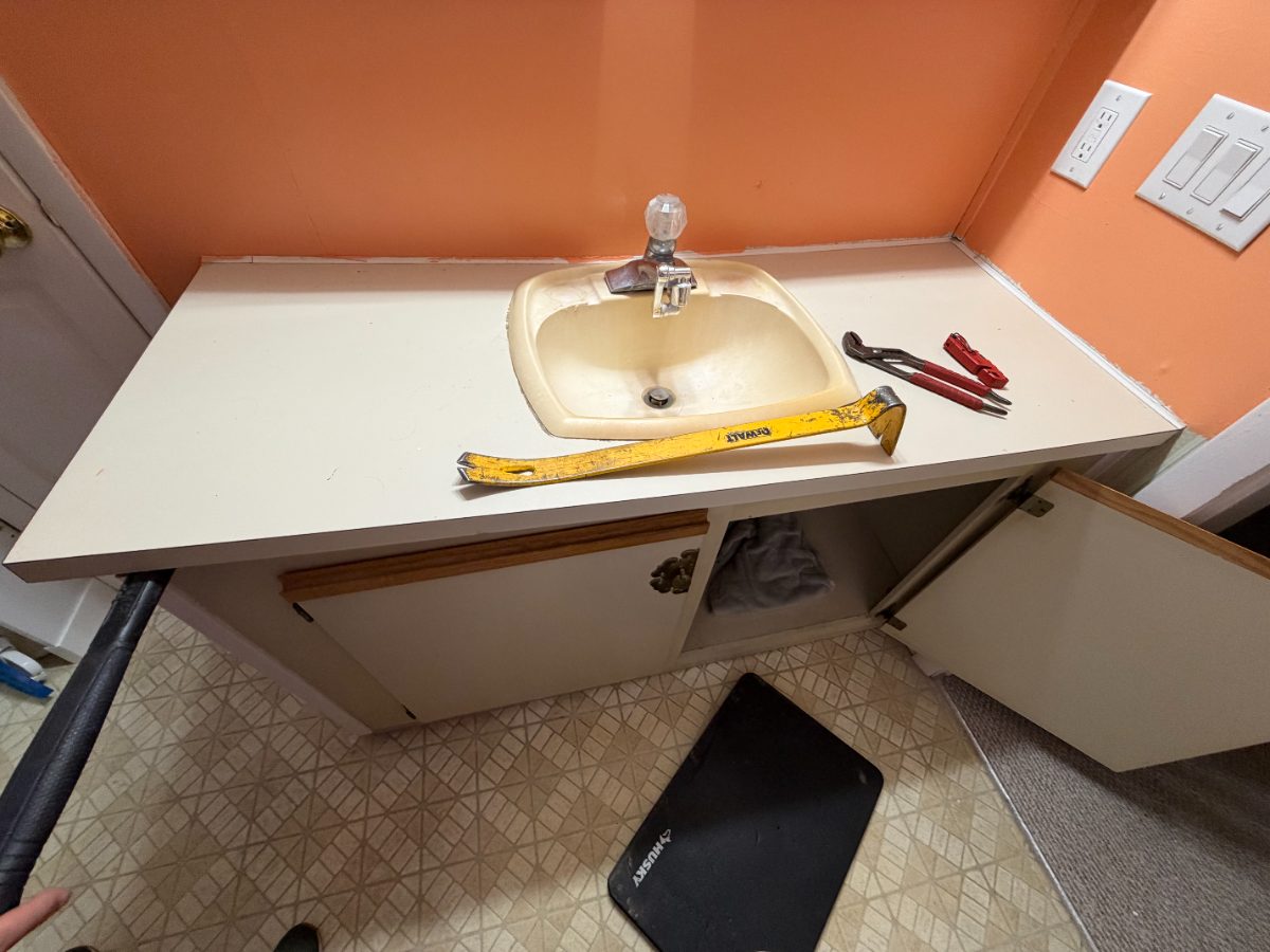 Before — Bathroom — New Bathroom Vanity Top — GSD Home Improvement South Jersey