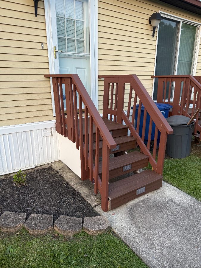 After — Deck / Patio — DeckOver - Side Stairs — GSD Home Improvement South Jersey