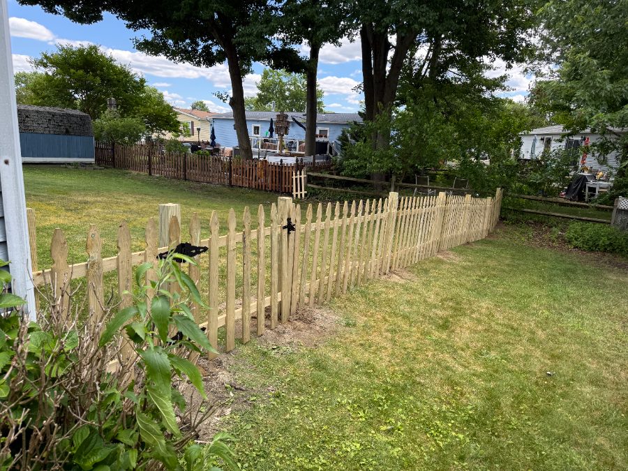 After — Exterior — New Fence Install — GSD Home Improvement South Jersey