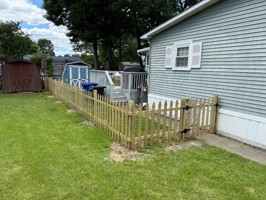 After — Exterior — New Fence Install — GSD Home Improvement South Jersey