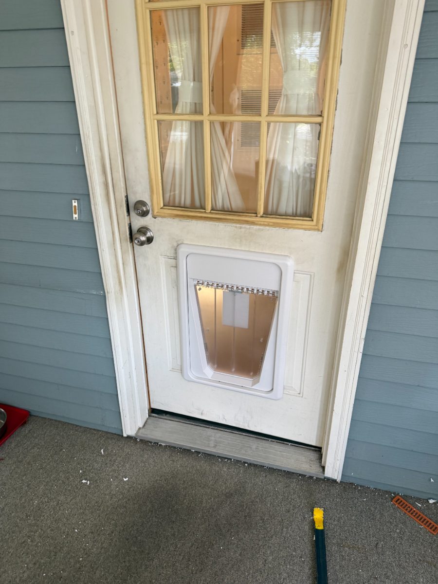 After — Carpentry — Doggy Doors, install in Mt. Laurel, NJ. — GSD Home Improvement South Jersey