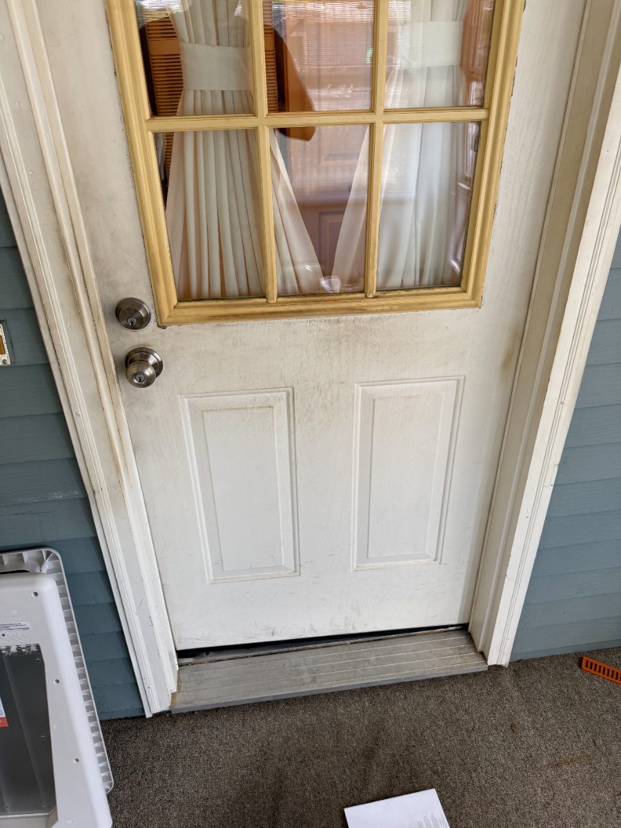 Before — Carpentry — Doggy Doors, install in Mt. Laurel, NJ. — GSD Home Improvement South Jersey