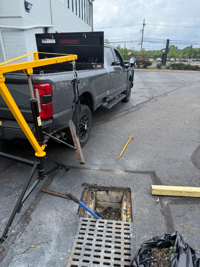 Before — Plumbing — Storm Water Drain Clean Out — GSD Home Improvement South Jersey
