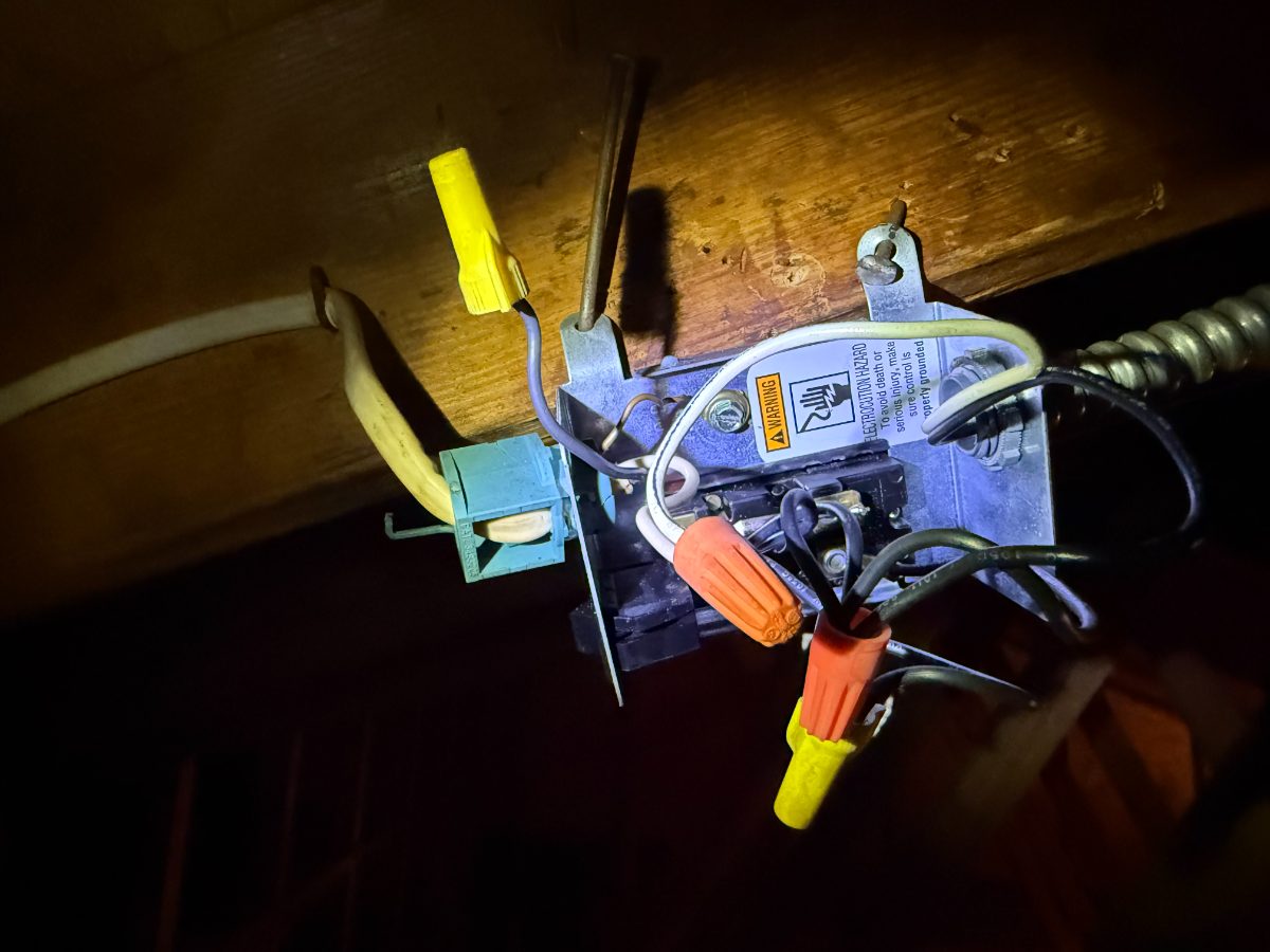 Electrical — Attic Fan Repair & Electrical Correction — GSD Home Improvement South Jersey