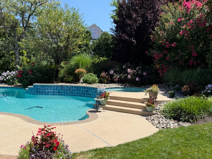 After — Exterior — Custom Pool Equipment Privacy Screen — GSD Home Improvement South Jersey