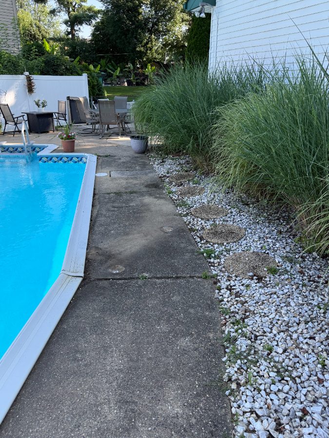 After — Exterior — Pool Slide Removal — GSD Home Improvement South Jersey