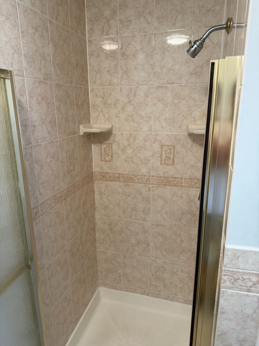 Before — Bathroom — Shower ReCaulk — GSD Home Improvement South Jersey